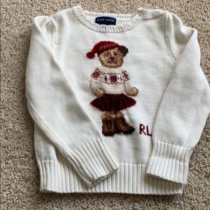 Toddler Sweater with teddy bear